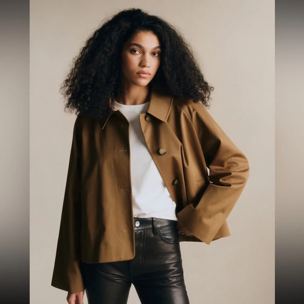 Sezane Bobby Jacket Camel - Size 2 NWOT - Picture 2 of 6